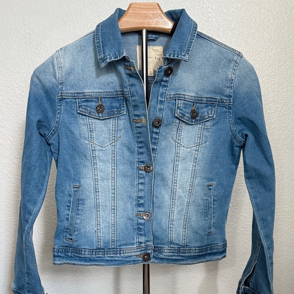 Copper Key Light Blue Jean Jacket